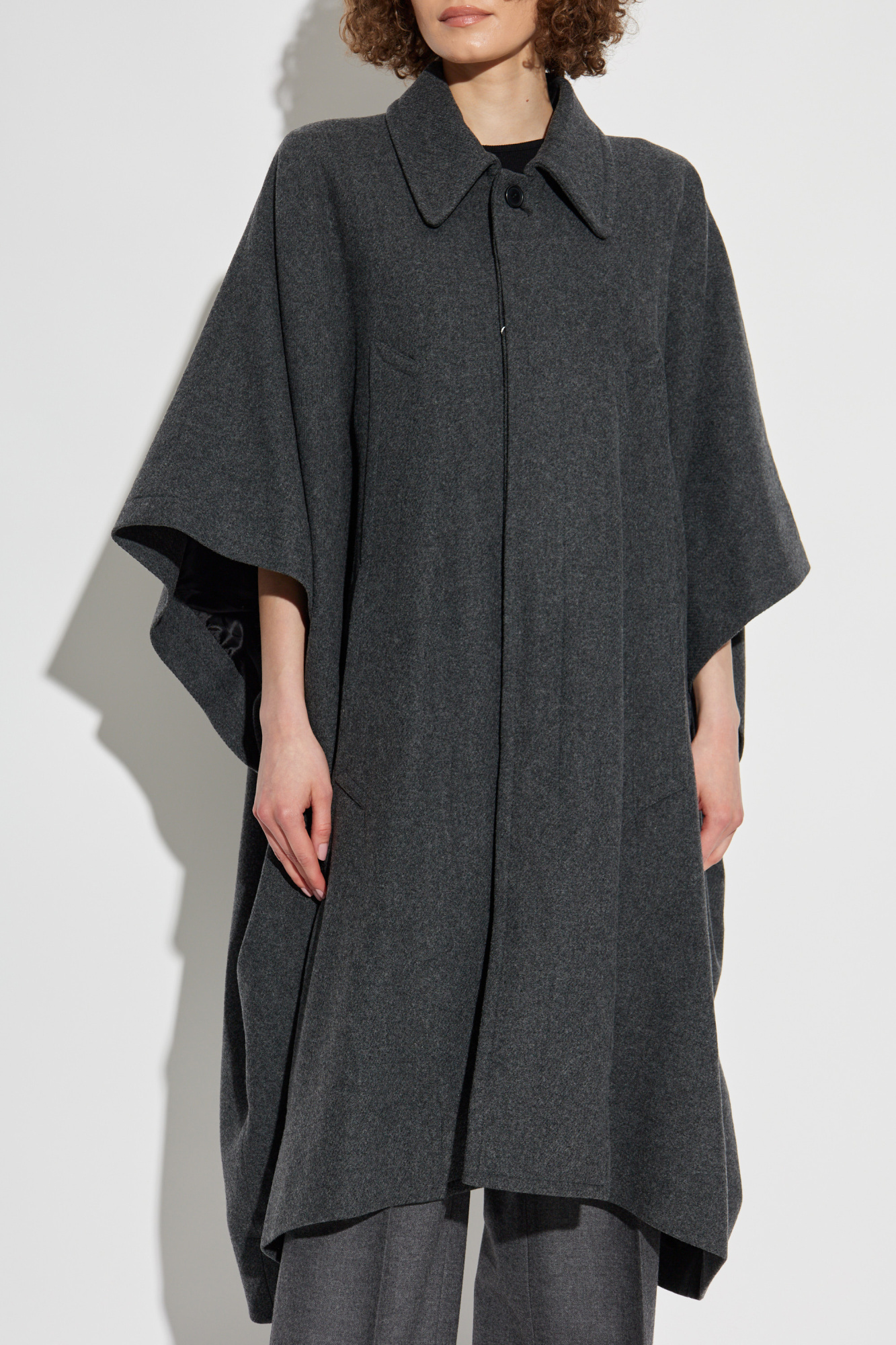 【関税＆送料込み】Mm6 Maison Margiela Dark Grey Wool Capes MM6 MAISON MARGIELA – Monar